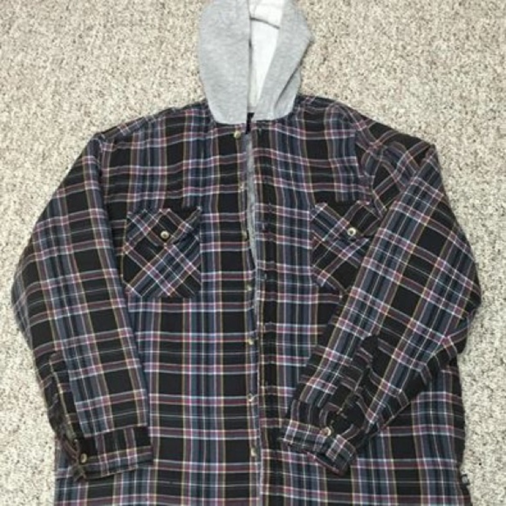 Men’s Coleman Flannel Quilted Lining Size XL
